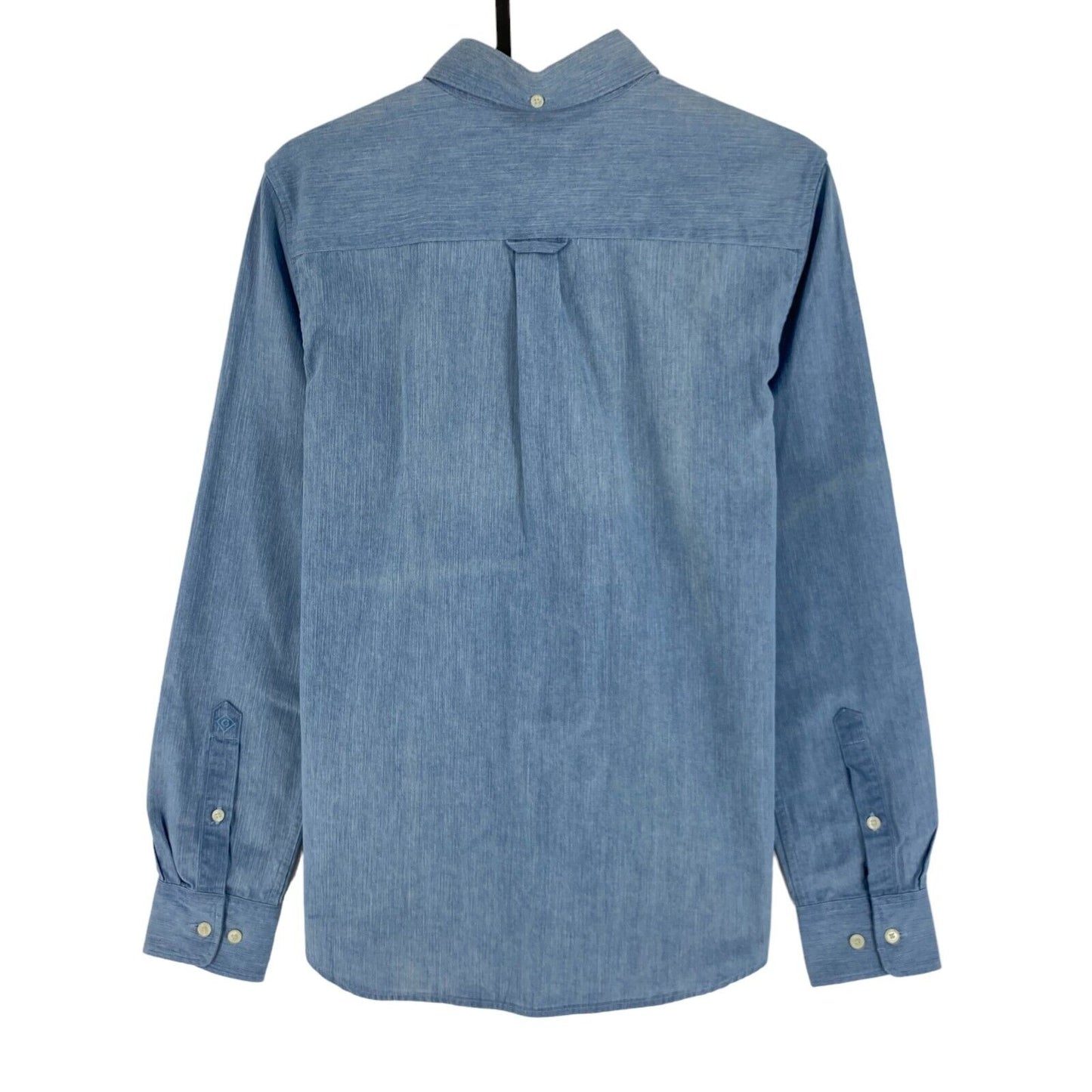 GANT Blue Tech Prep Indigo Chambray Chemise Taille EU 34 UK 8 US 4