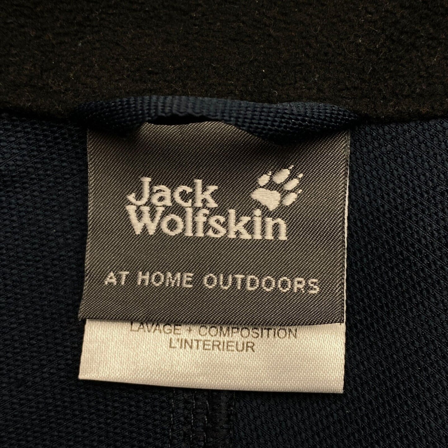 Jack Wolfskin Flexshield Softshell Navy Blue Jacket Coat Size 14 Years 164 Cm