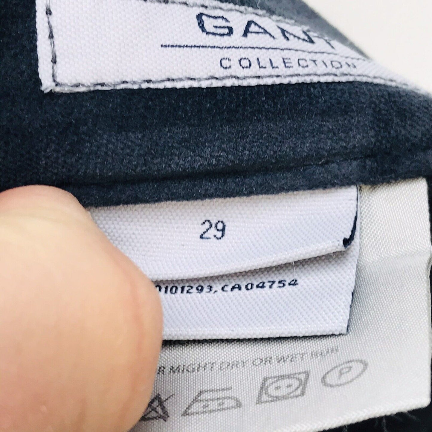 GANT Damen Hose, Bootcut-Passform, dunkelgrau, Größe W29