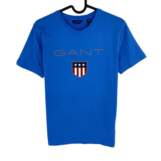 GANT Boys Blue Shield Crew Neck T-Shirt Size 13-14 Years 158/164 cm