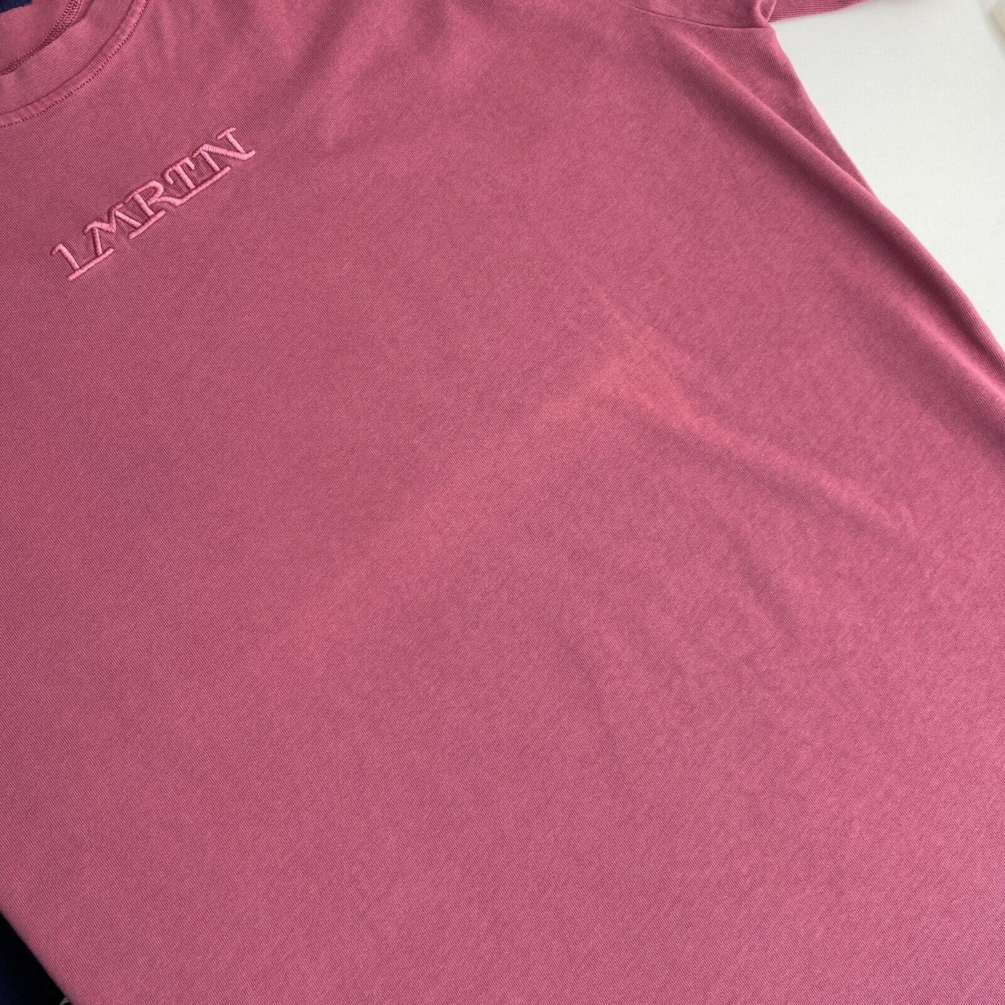 LA MARTINA Dark Pink Cotton Jersey Short Sleeves Crew Neck T Shirt Size XL