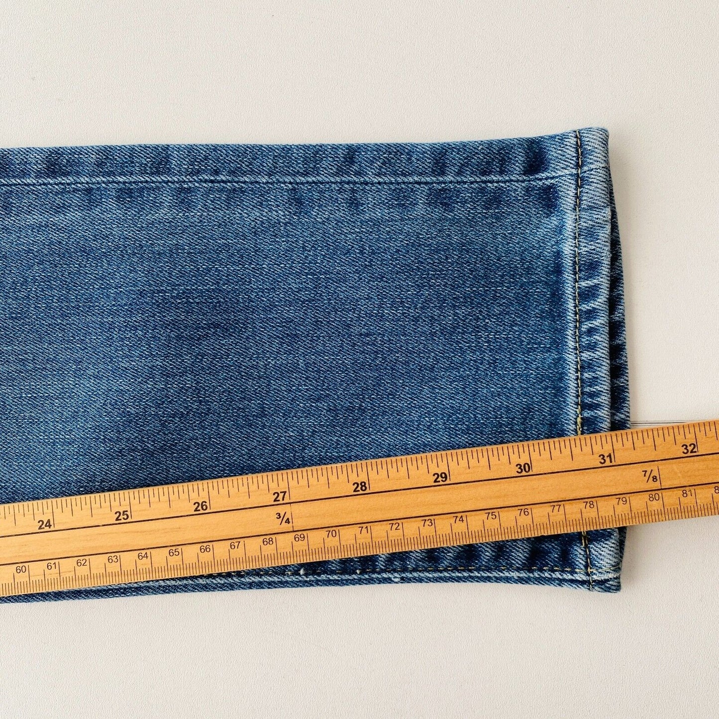 Levi's 712 Women Teens Blue Stretch Mid Rise Slim Fit Jeans W23 L32