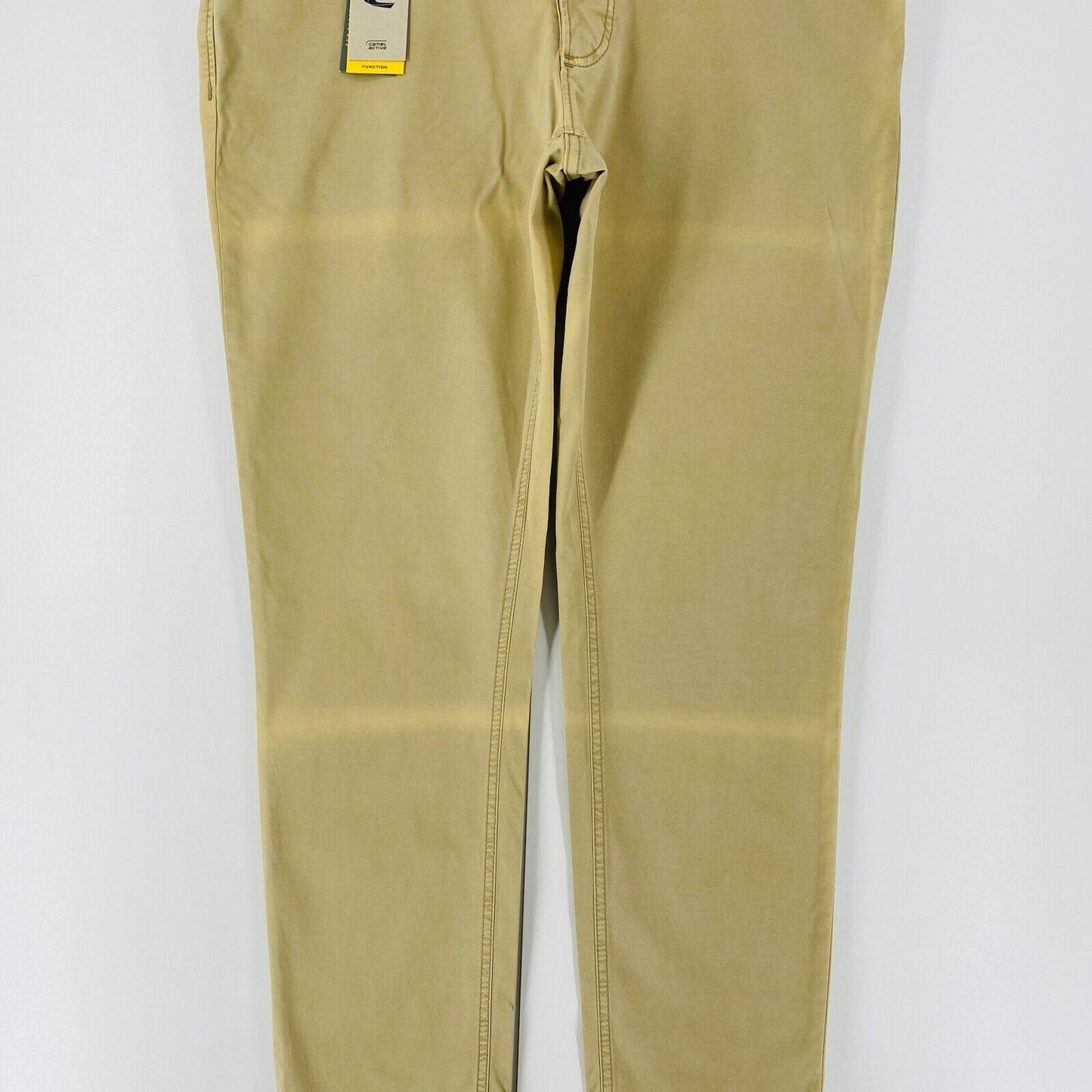 Camel Active WOODSTOCK Mens Light Brown Relaxed Straight Fit Jeans Size W40 L32