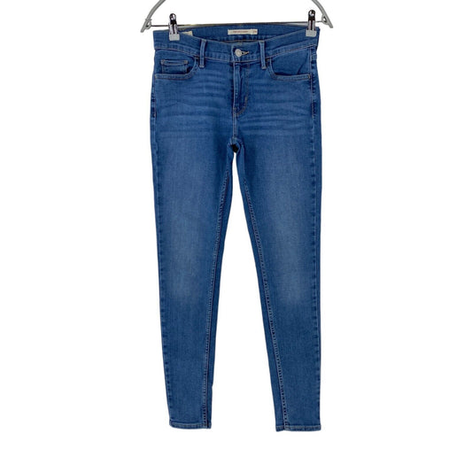 Levi's Premium 710 Damen Jeans in Super Skinny Fit, Blau, Größe W28 L28