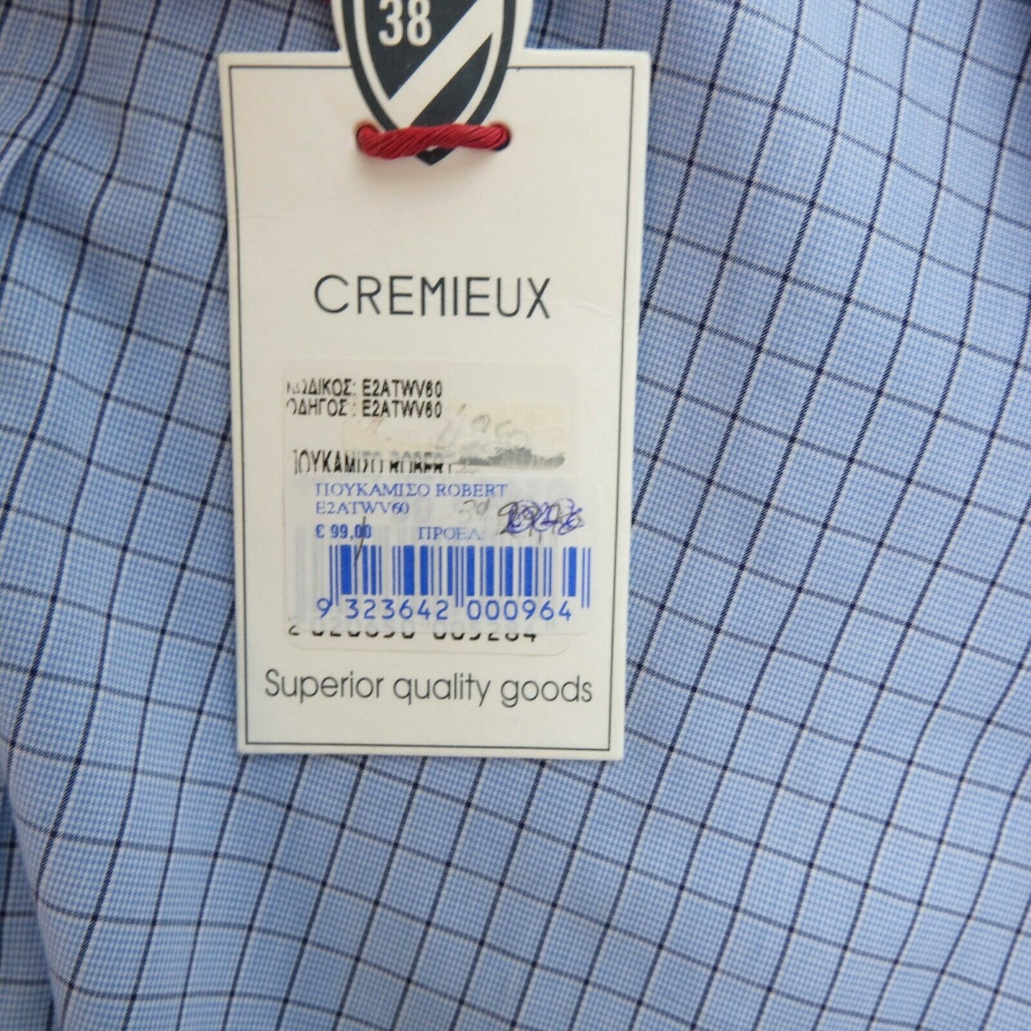 Daniel Cremieux Blue Check Robert Shirt Size M