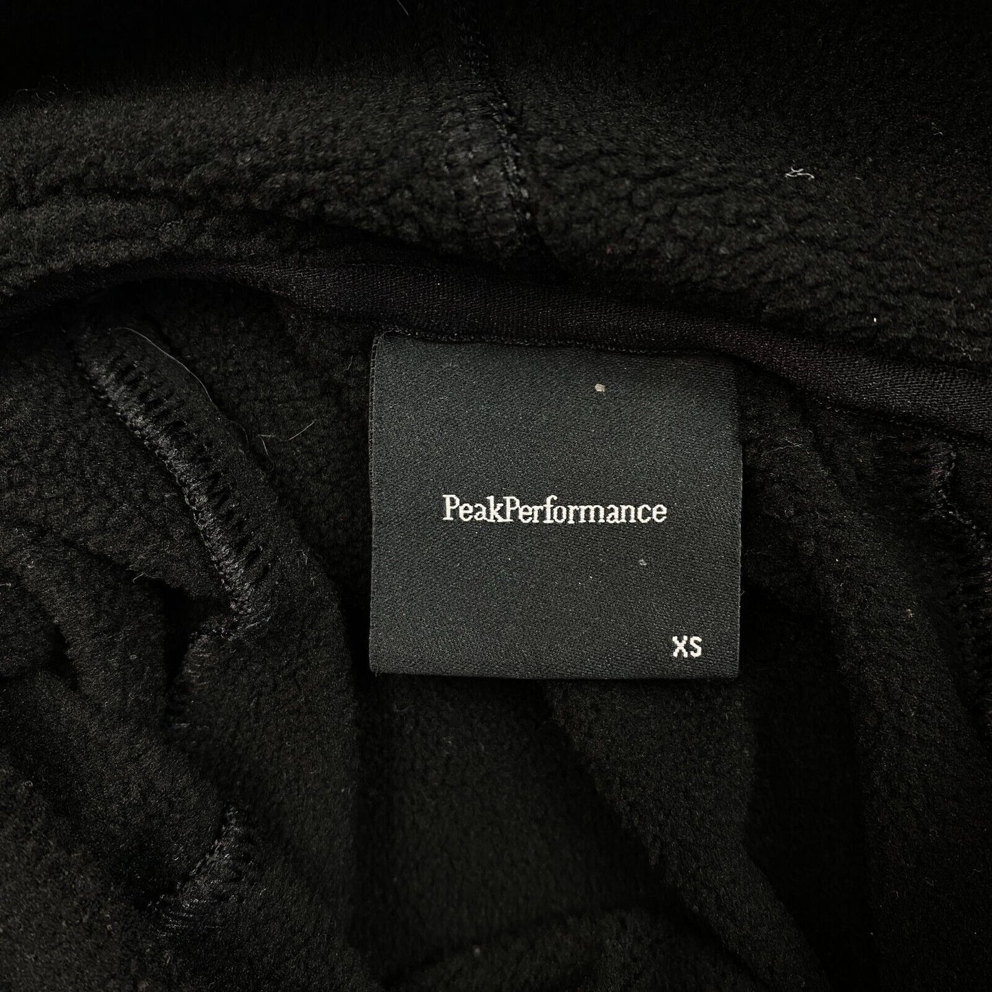 Peak Performance W Rider Kapuzenpullover, Schwarz, Größe XS