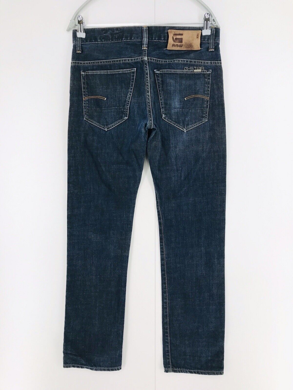 G-STAR RAW Dark Blue Slim Straight Fit Jeans Size W30 L32