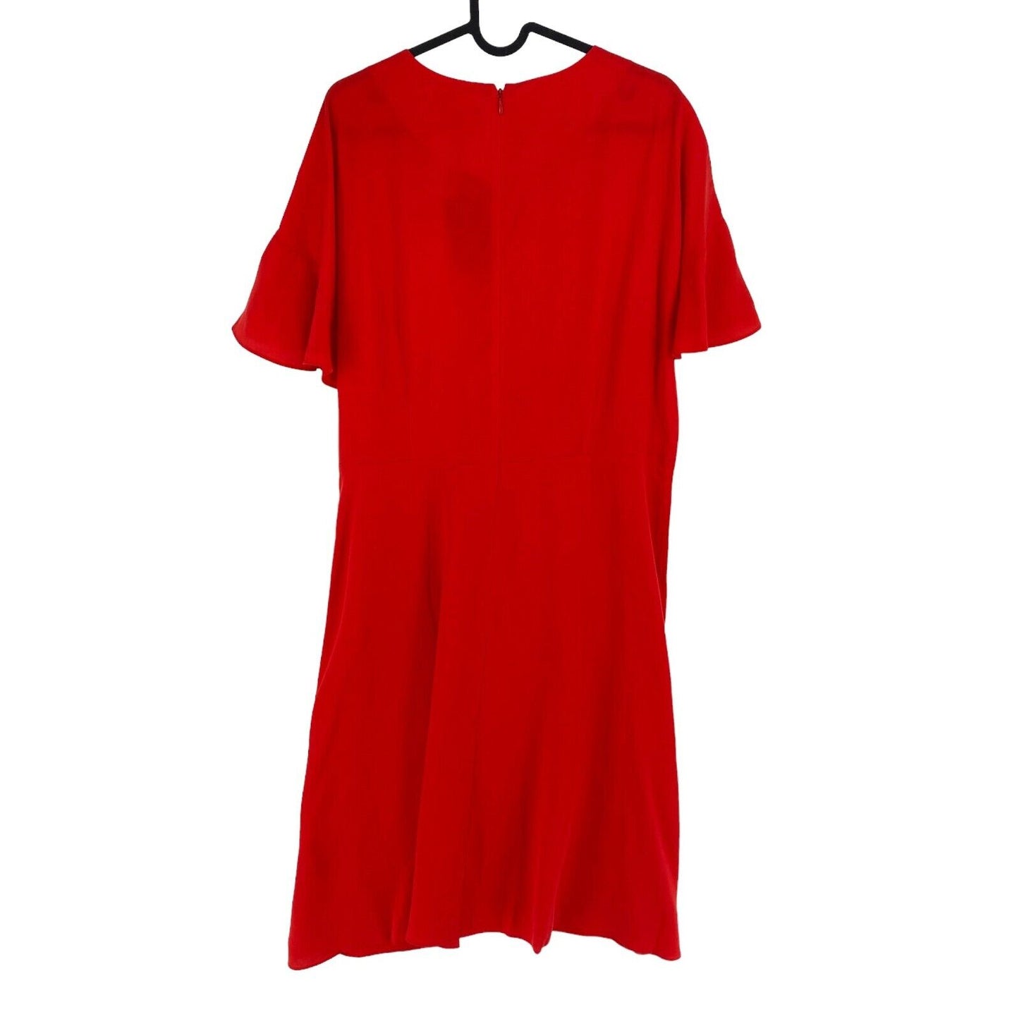 GANT Women Red Twill Knee Dress Size EU 44 UK 16 US 14