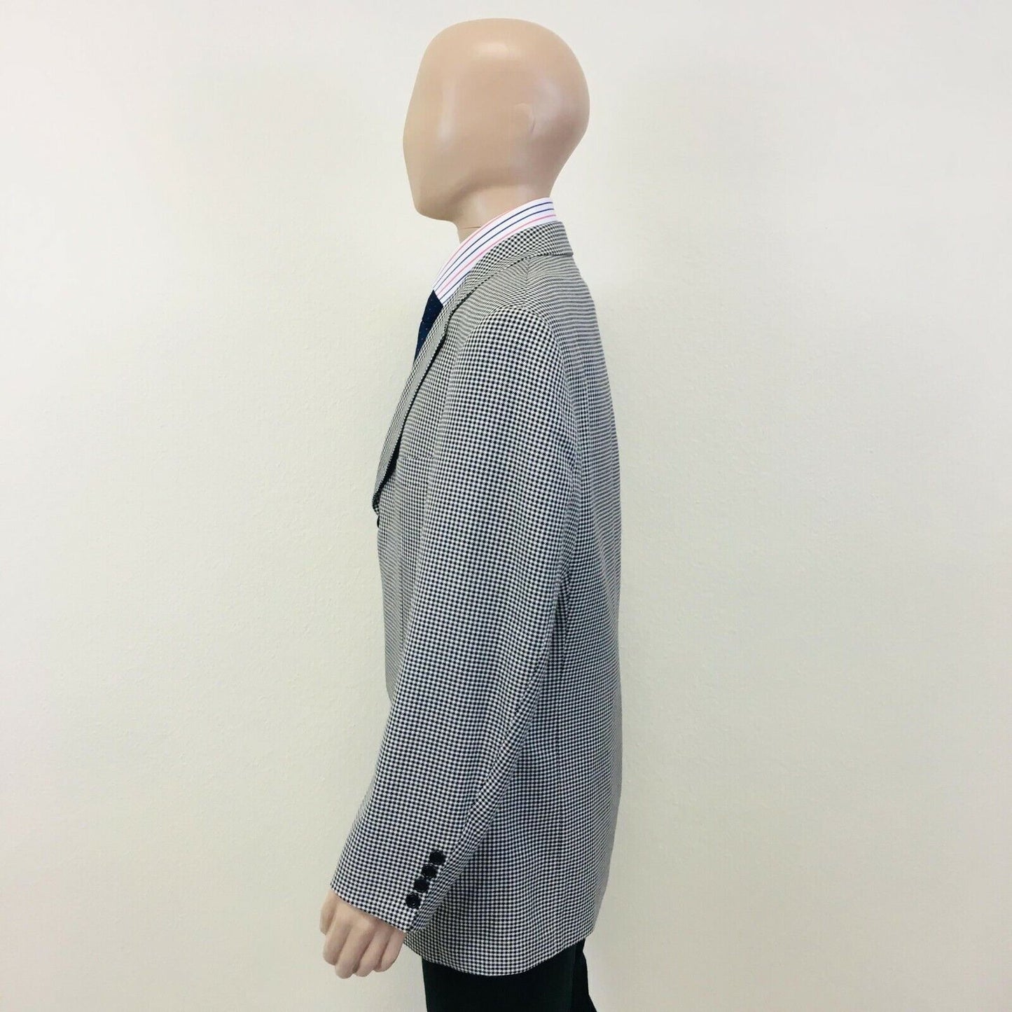 Odermark Grey Wool & Silk Blend Blazer Jacket Size EUR 54 US UK 44