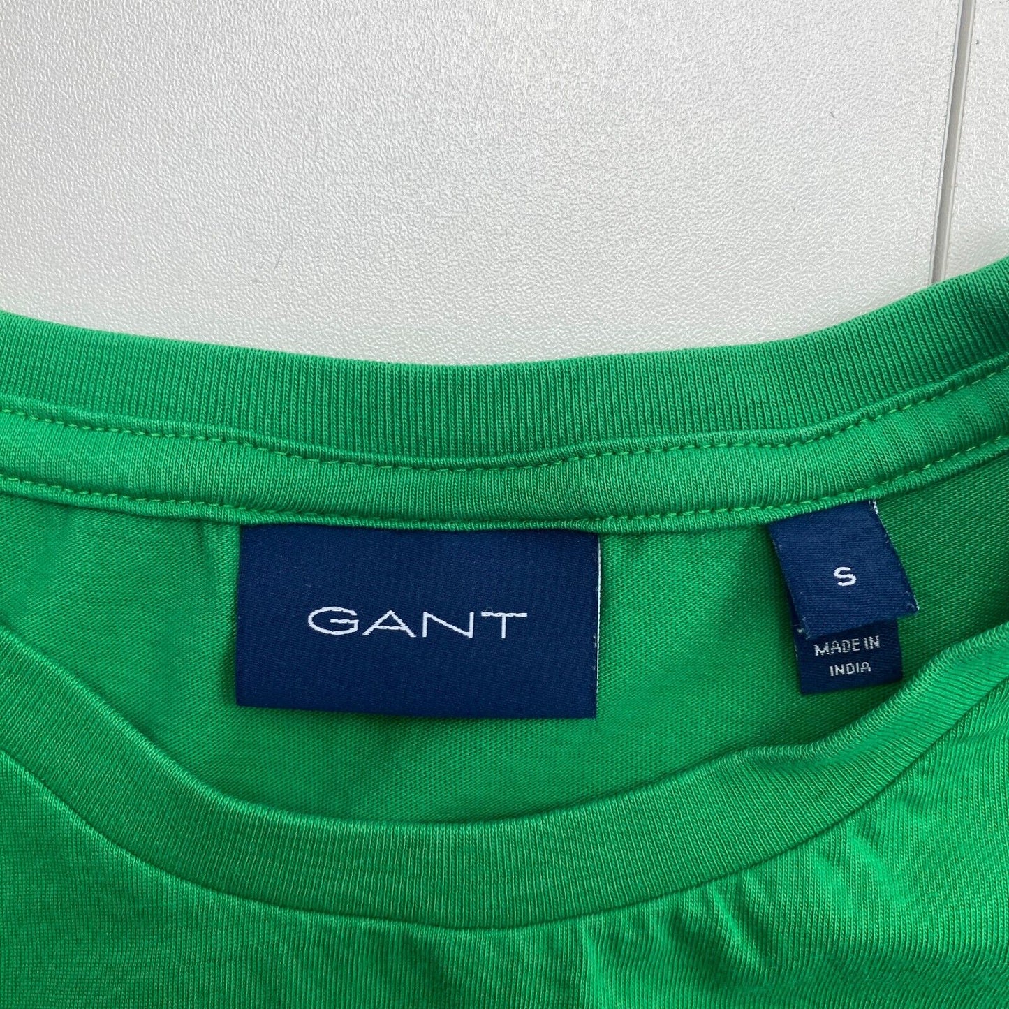 GANT Men Dark Green Original Crew Neck Short Sleeve T Shirt Size S