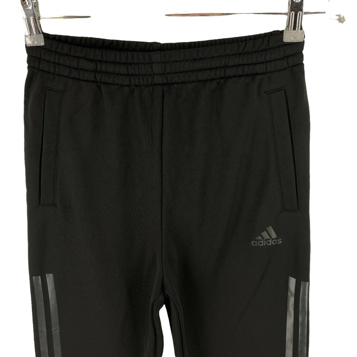 Adidas Climalite Boys Black Sweat Pants Trousers Size 11 - 12 Years