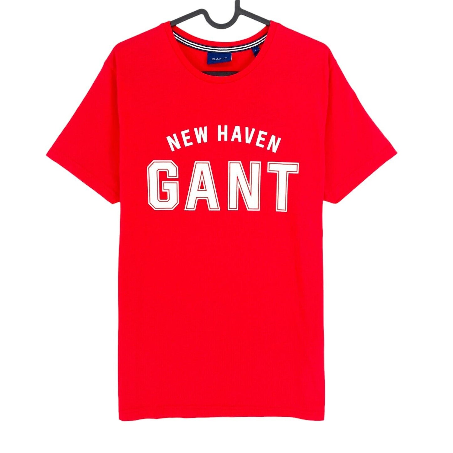 GANT Red Logo Crew Neck T Shirt Size S