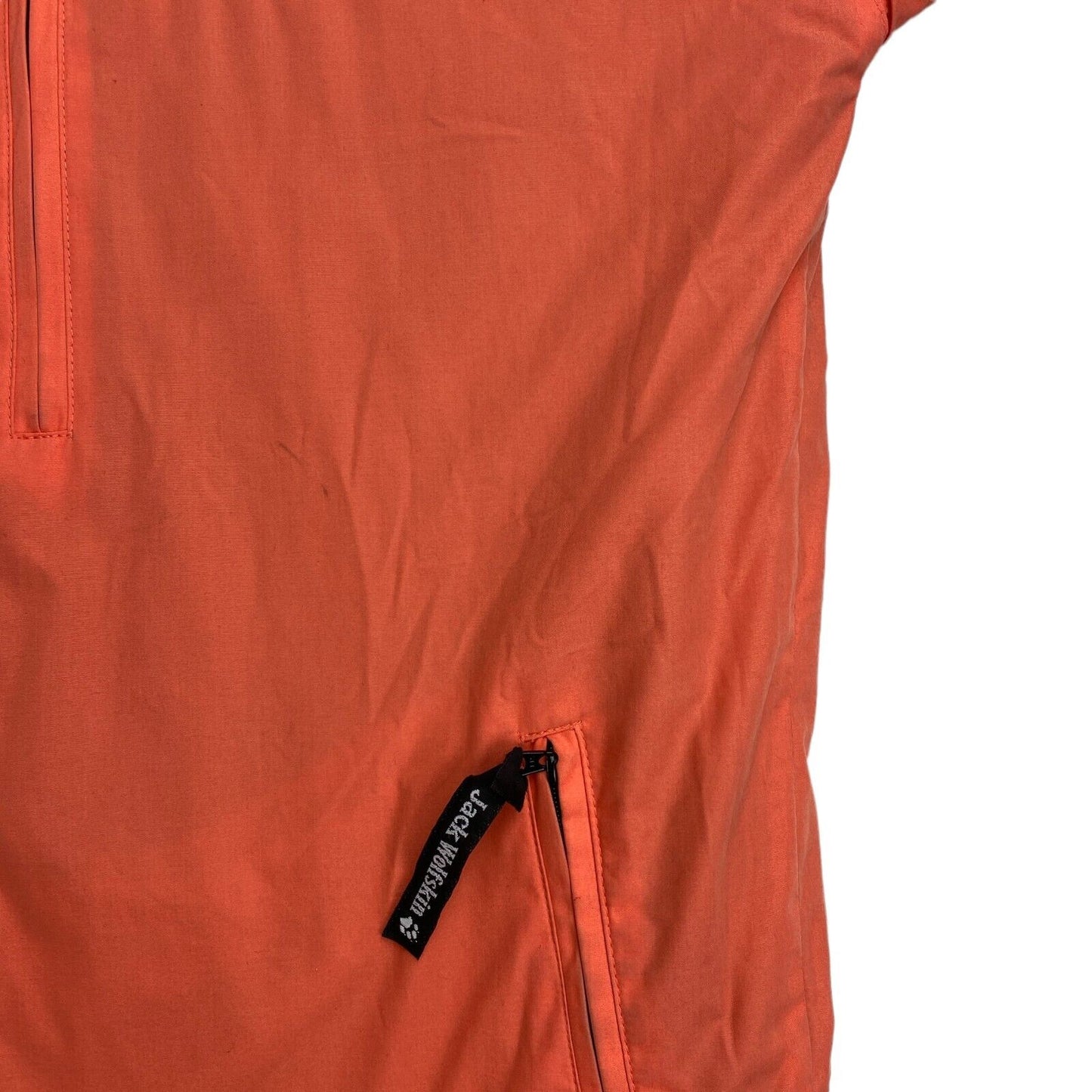 Jack Wolfskin Orange Cotton Blend Veste à capuche Manteau Taille XS