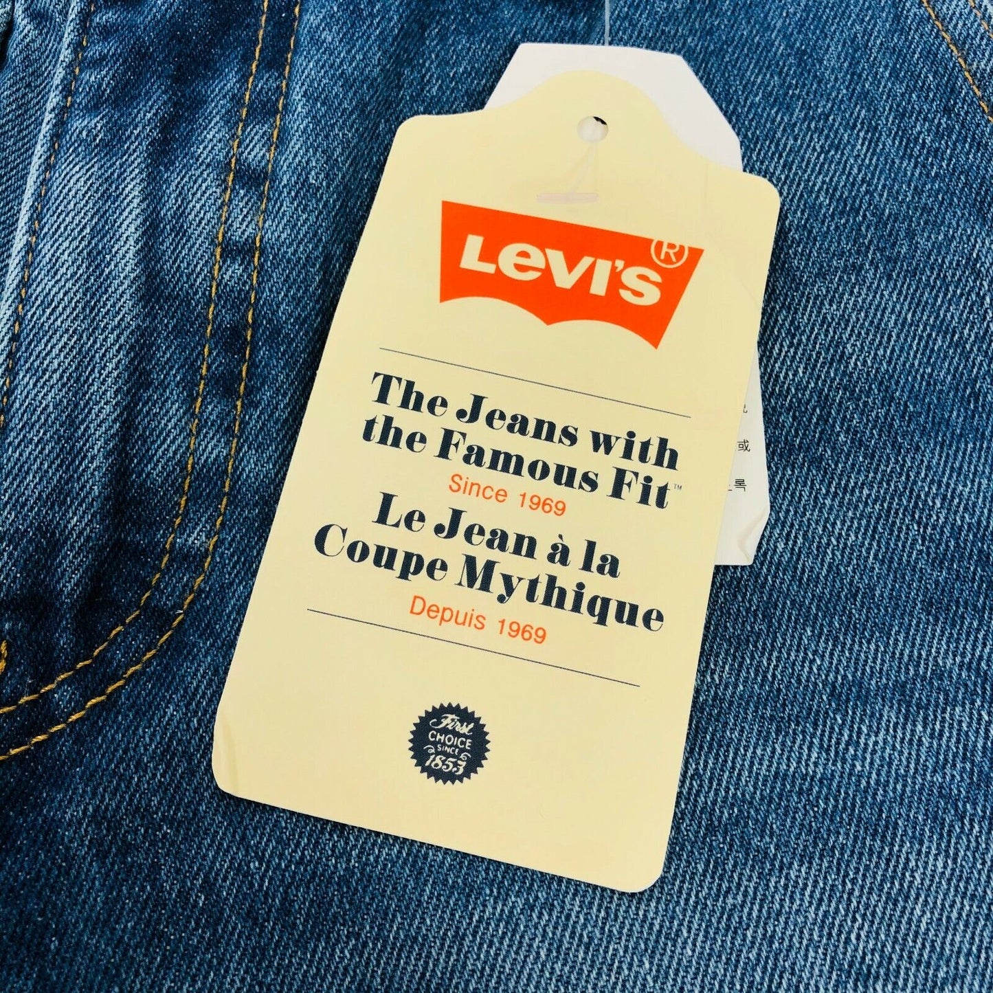 Levi‘s Famous Fit Old School Orange Label Blue Jeans Sizes W26 W30