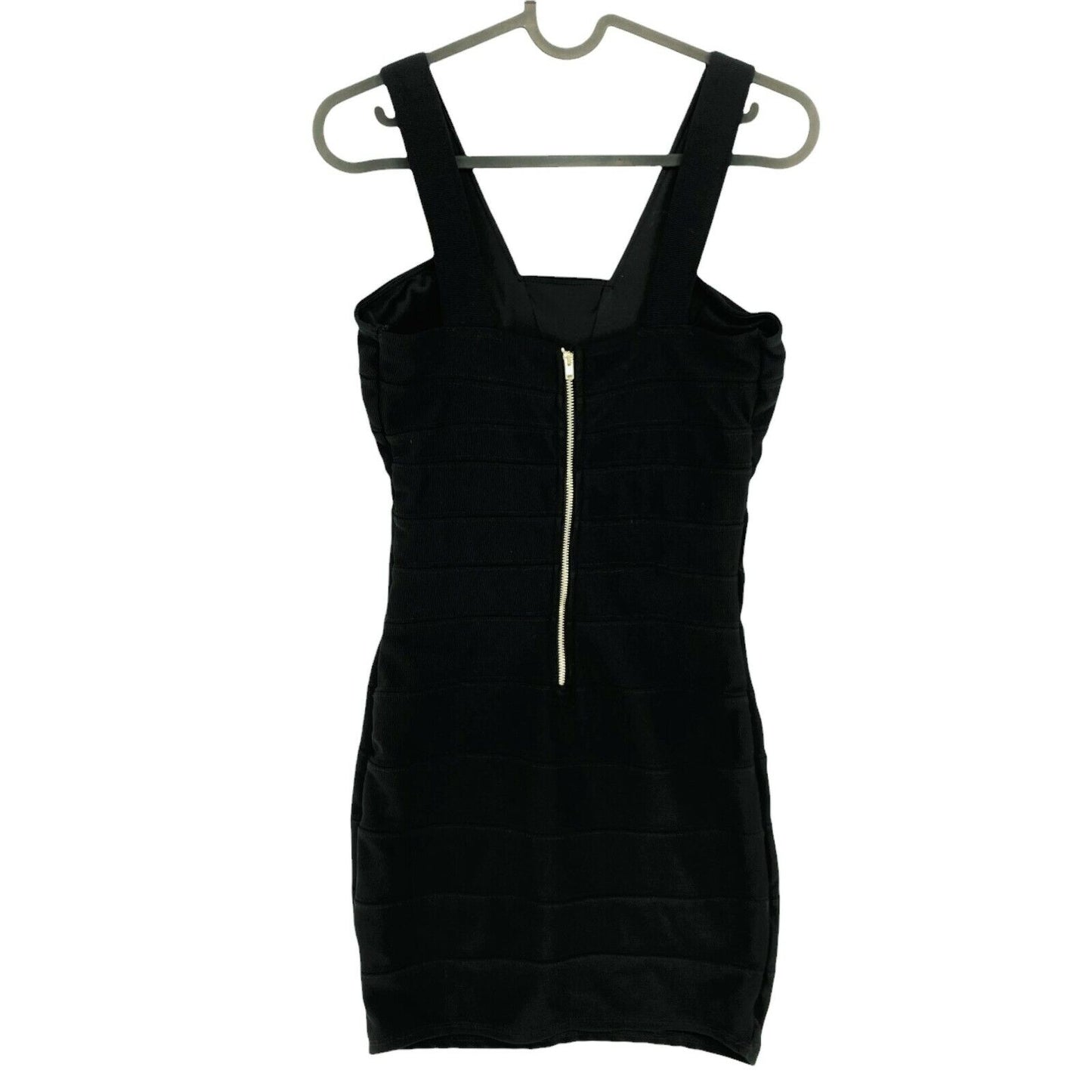 TALLY WEIJL Black Sleeveless Bodycon Dress Size EU 38 UK 10 US 8