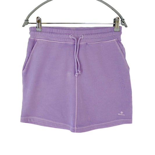 GANT Purple Regular Fit Elastic Waist Drawstrings Sunfaded Skirt Size XS