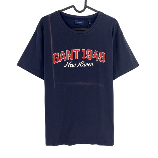 GANT Navy Blue Crew Neck T-Shirt Size L