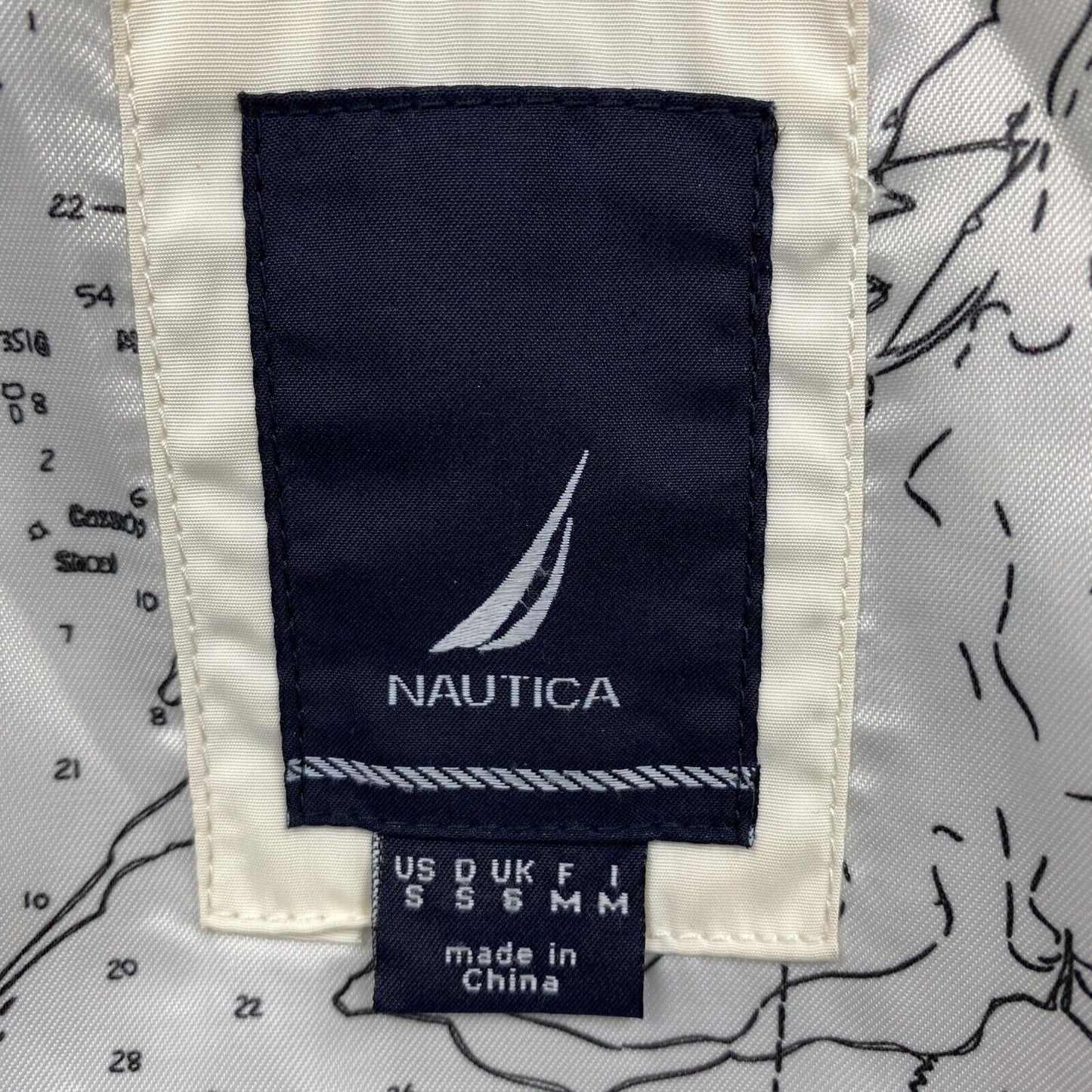 NAUTICA Black Quilted Jacket Coat Size S