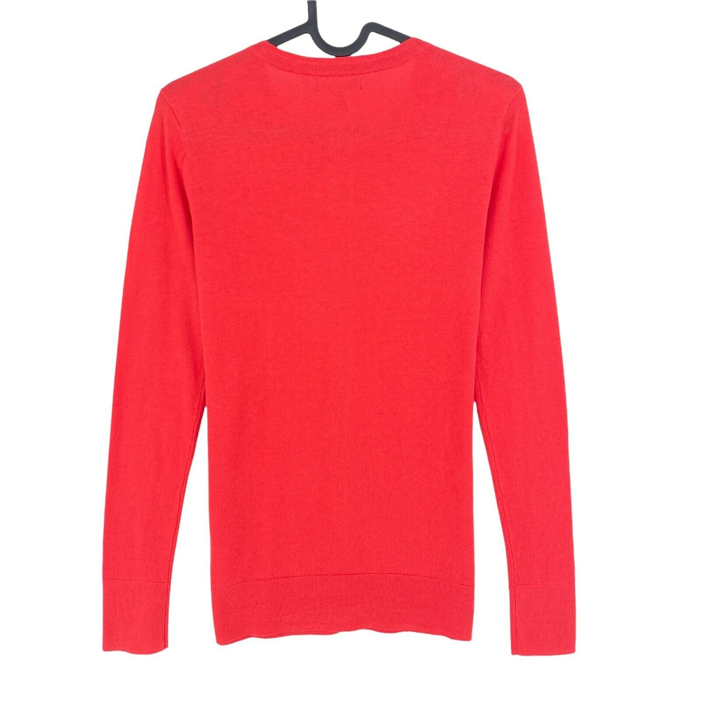 NAUTICA Pull cardigan en mélange de coton à col rond rouge taille 2XS