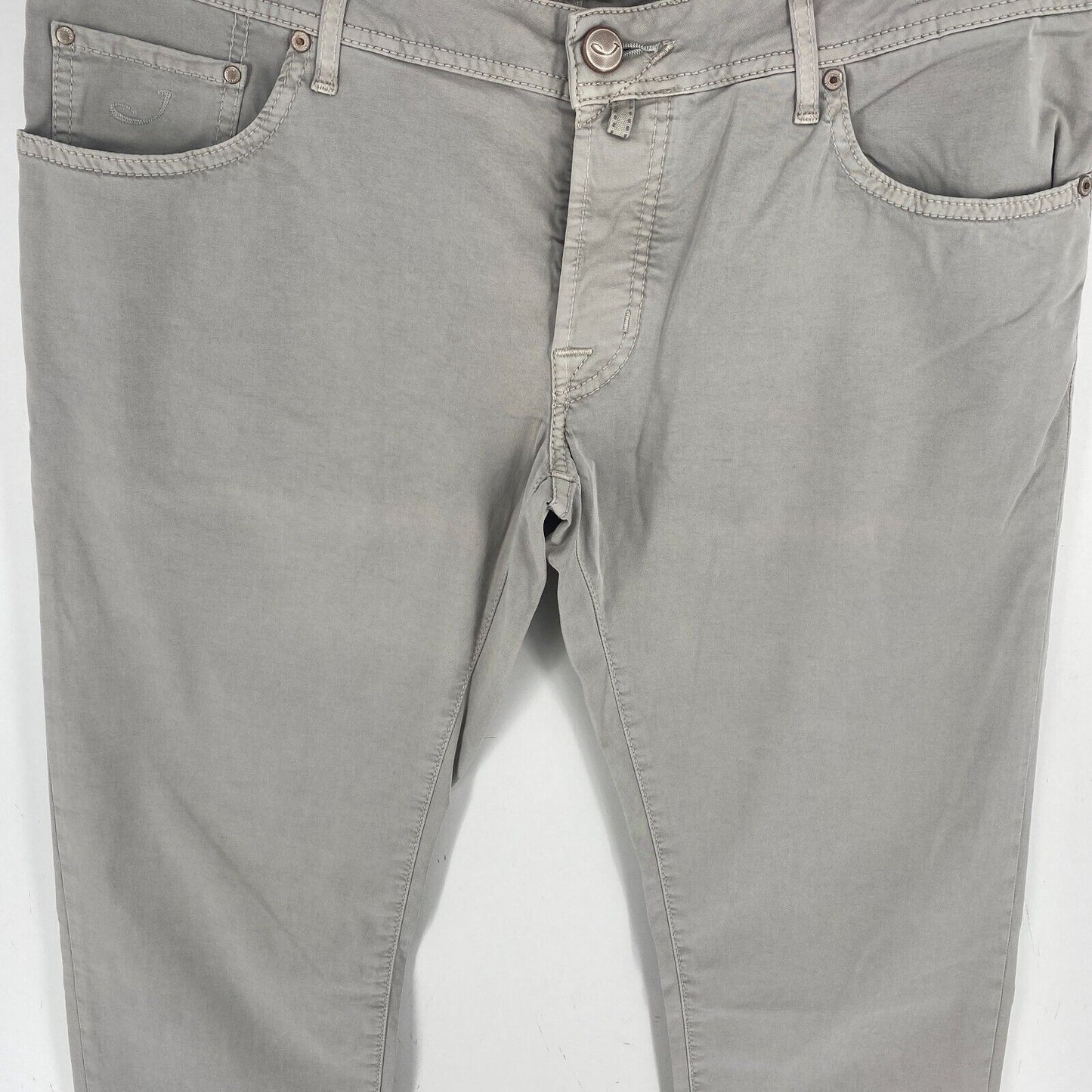 Jacob Cohen Men 622 C Grey Skinny Jeans Pants Size W38 L36 Made In Italy