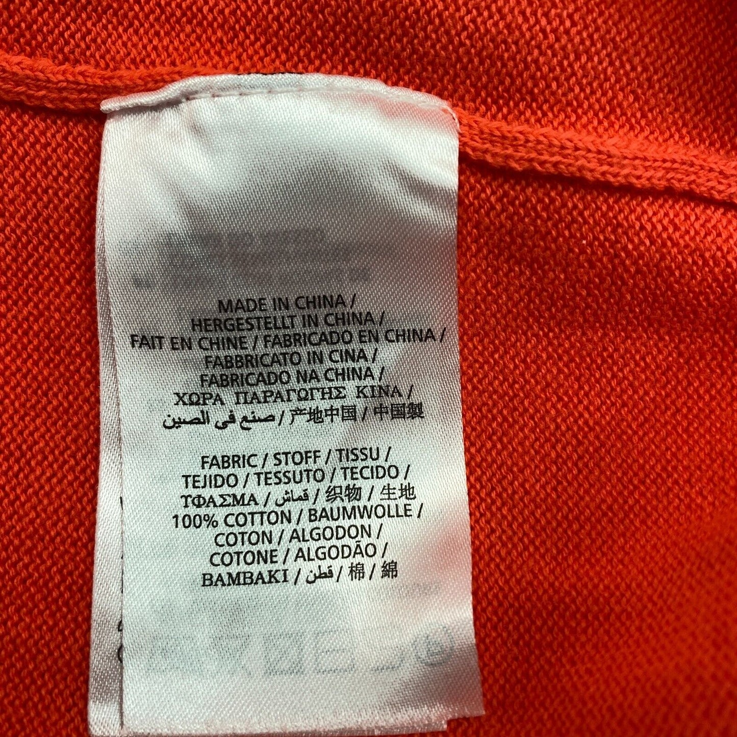 UVP 111 € GANT Orange-Pink Leichter Baumwollpullover mit V-Ausschnitt Größe S