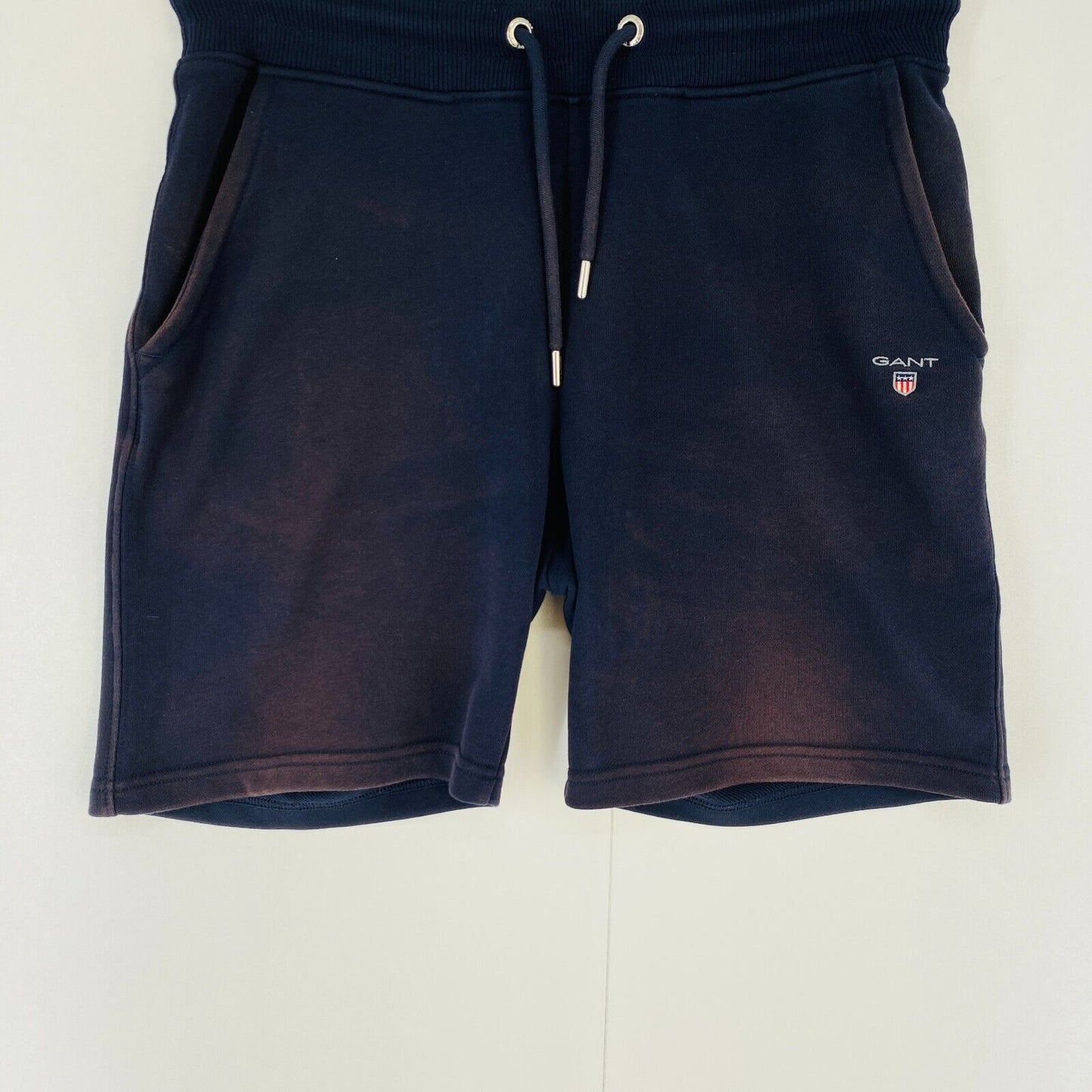 GANT Mens Dark Blue Regular Fit Sweat Shorts Size S