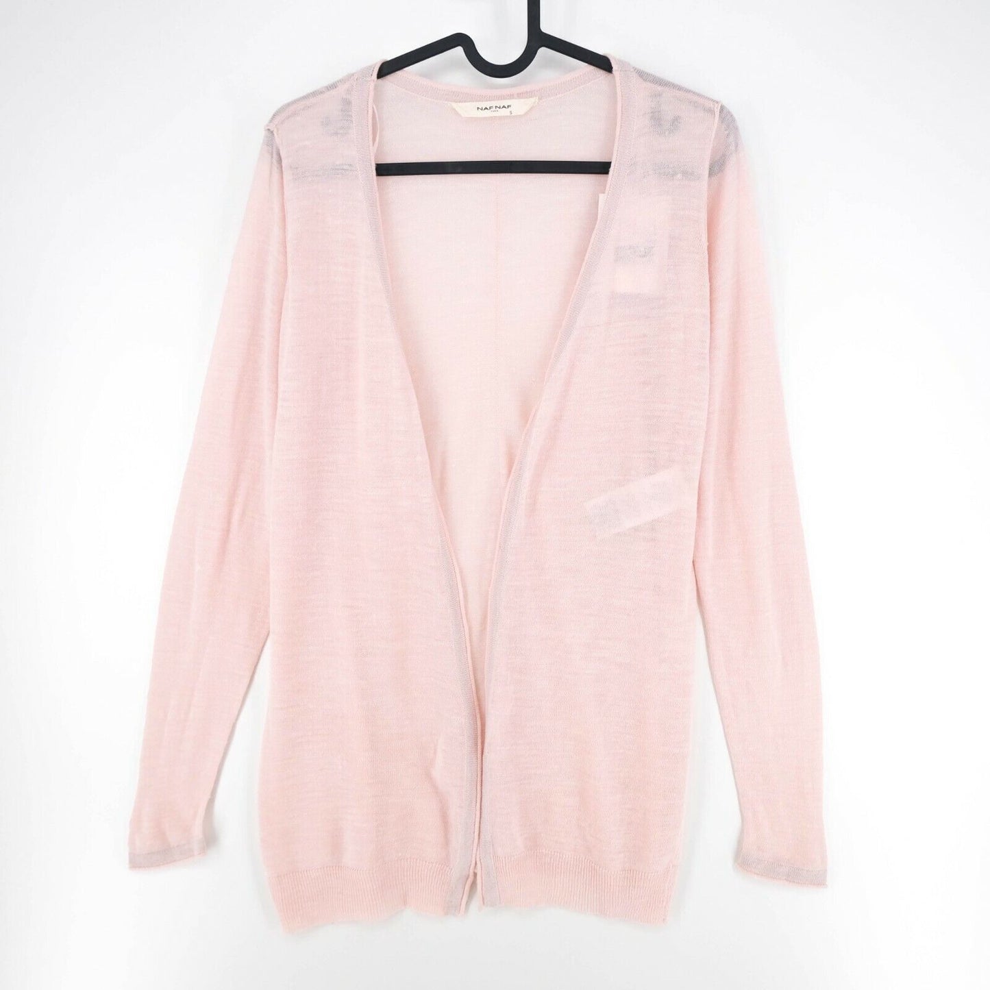 NAF NAF Light Pink Cardigan Sweater Size S