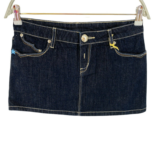 JLO By Jennifer Lopez Blue Denim Mini Skirt Size EU 36 UK 8