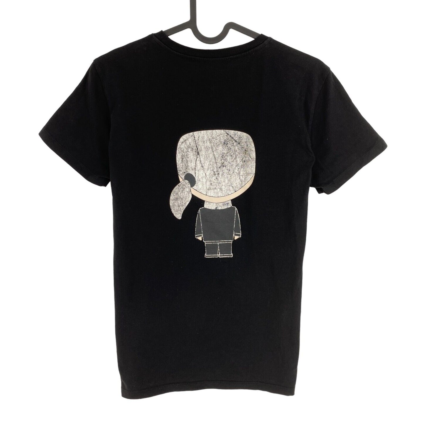 Karl Lagerfeld Noir Ikonik Karl Crew Neck T Shirt Taille S