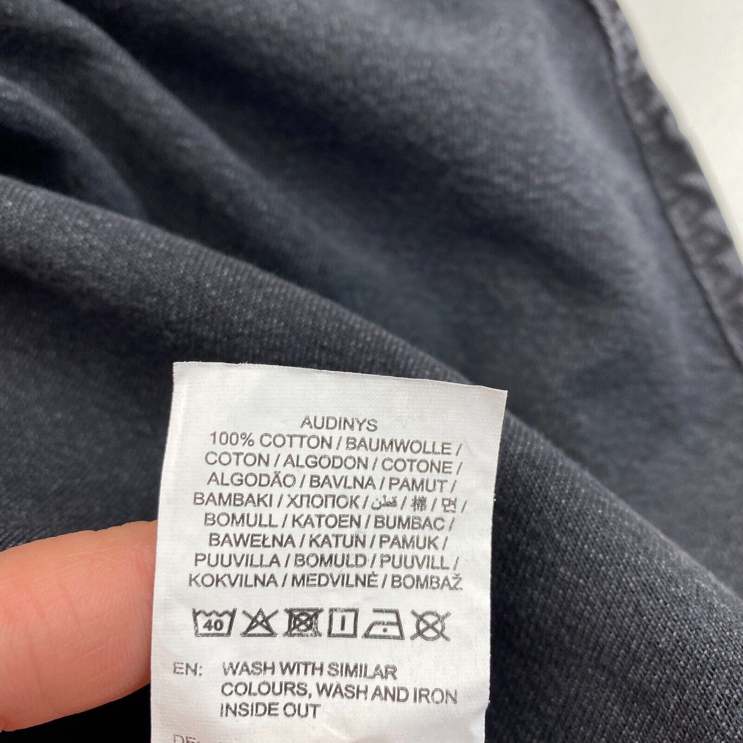 GANT Chemise en jean régulière noire Taille EU 36 UK 8 US 6