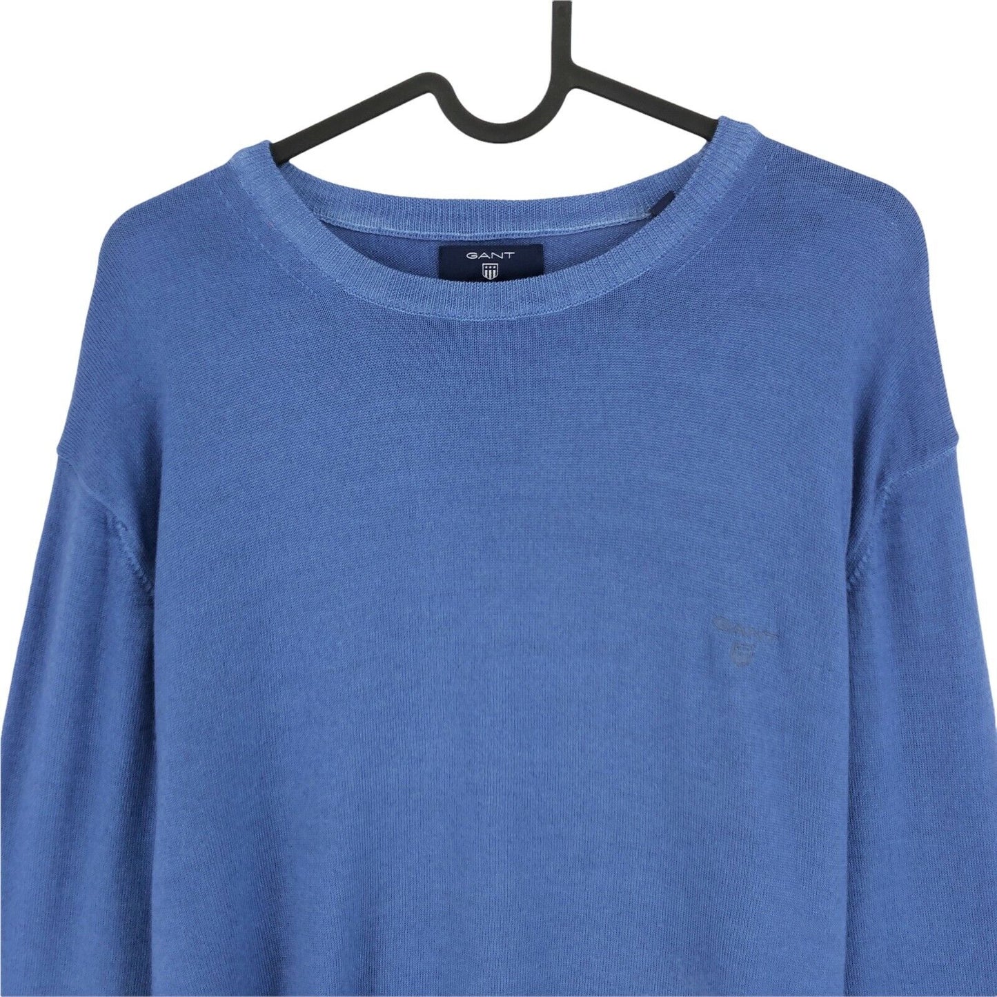 GANT Blue 100% Wool Crew Neck Jumper Sweater Size XL