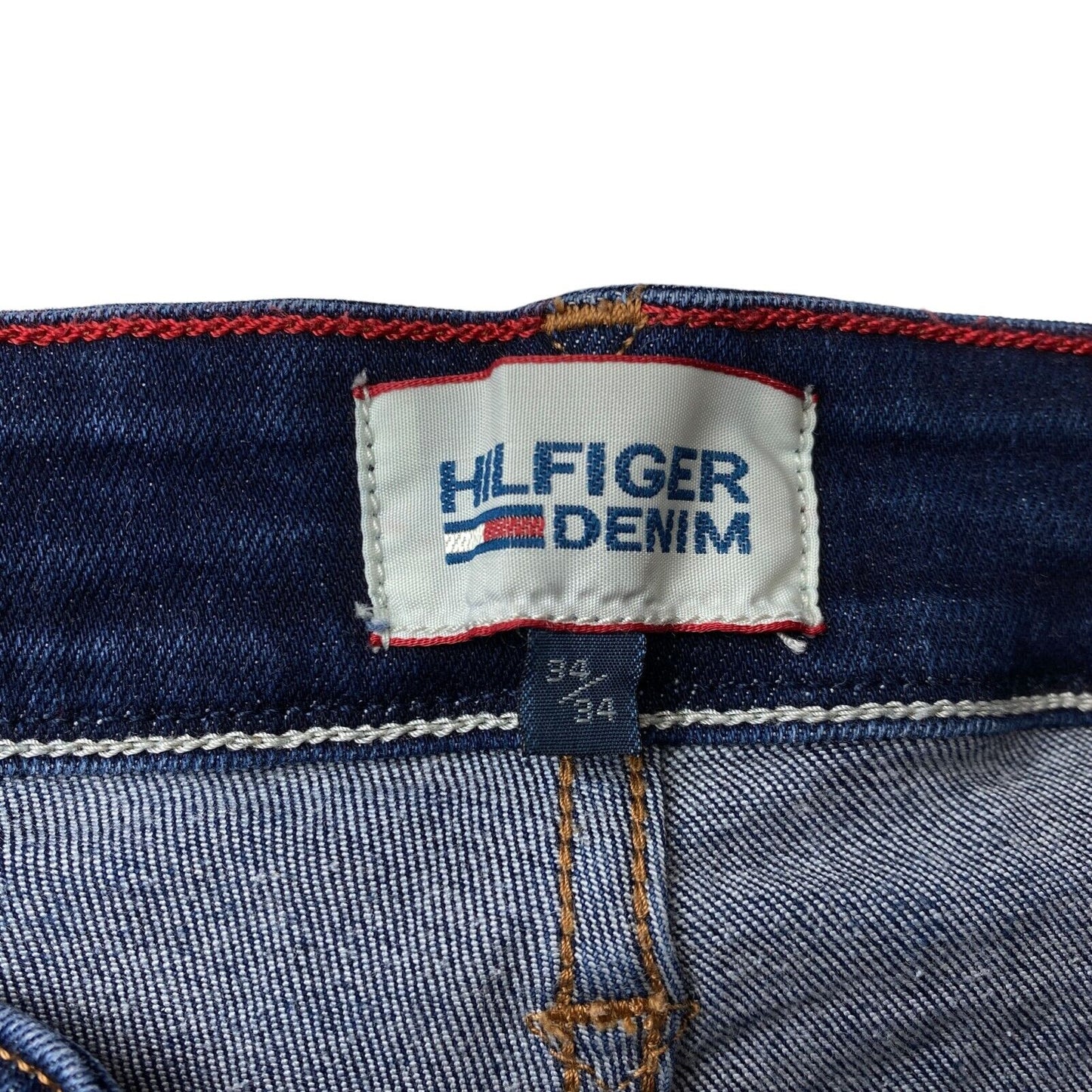 Hilfiger Denim Dark Blue Stretch Skinny Fit Jeans W34 L34