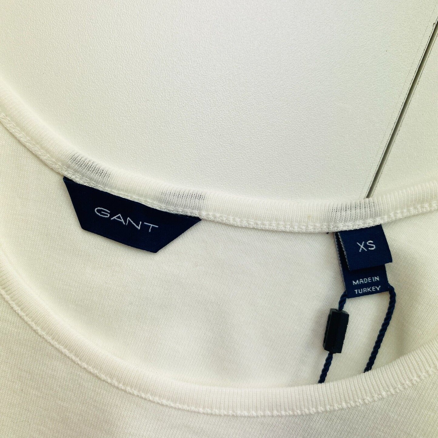 GANT White 1x1 Rib Tank Top Size XS