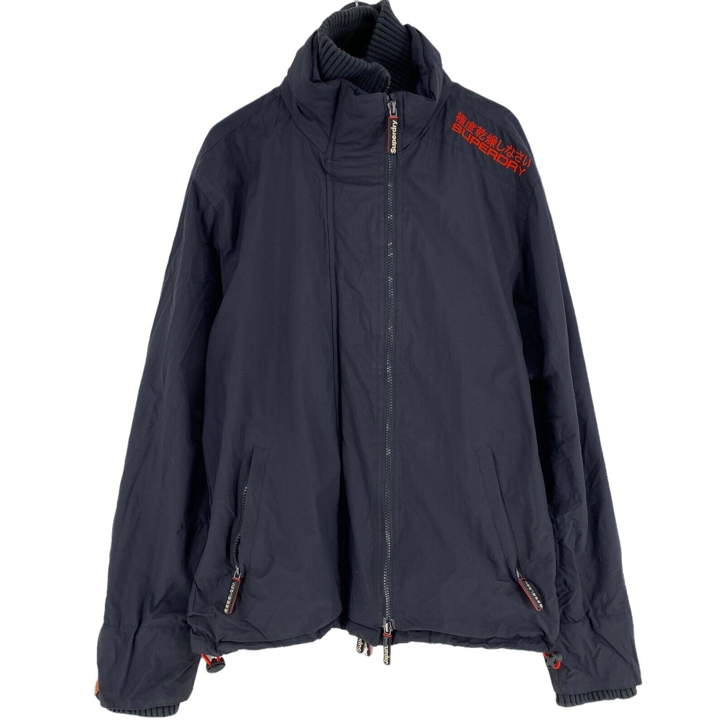 SUPERDRY Professional The Windcheater Dunkelgraue Jacke Größe M