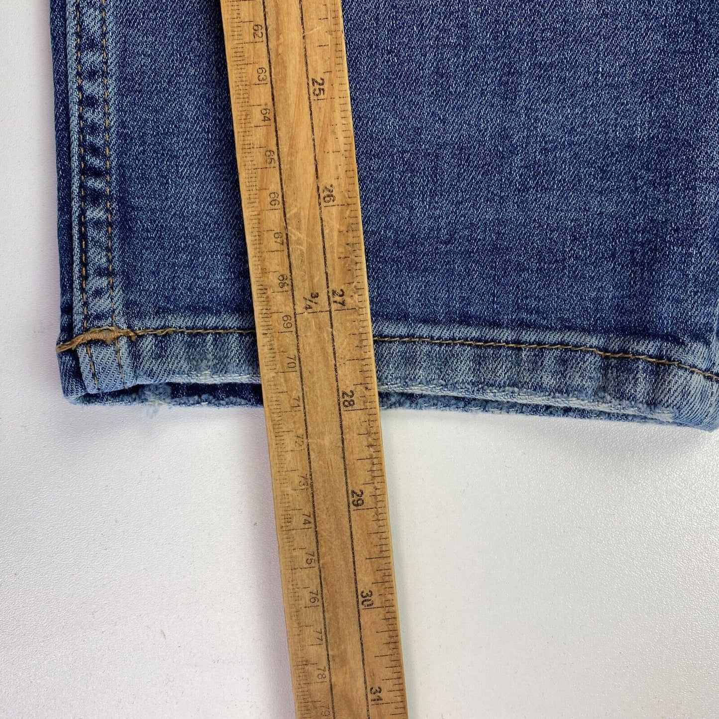 GANT Dunkelblaue, entspannte Cropped-Jeans, Größe W26