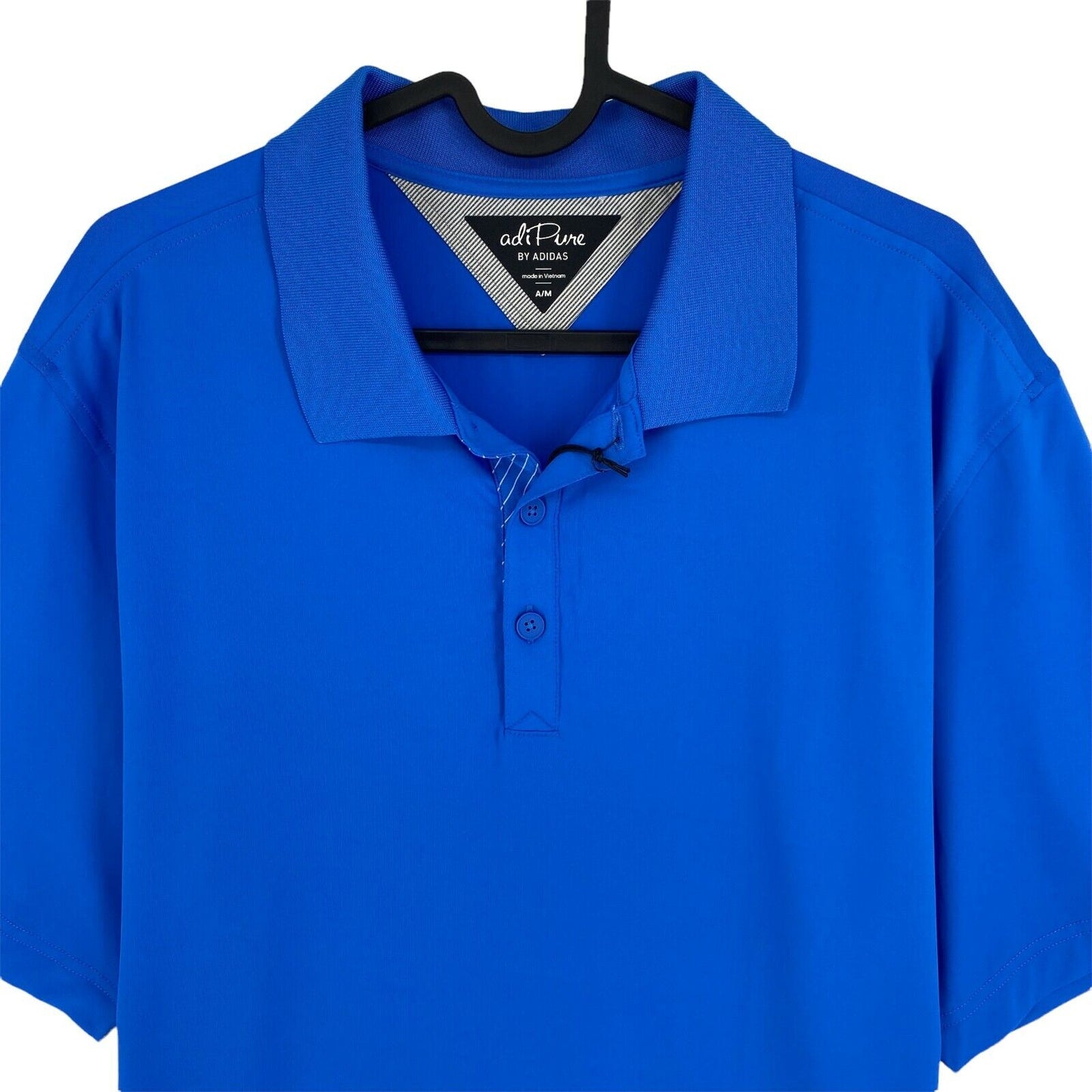 Adidas Adipure Golf Marineblaues Poloshirt Größe M