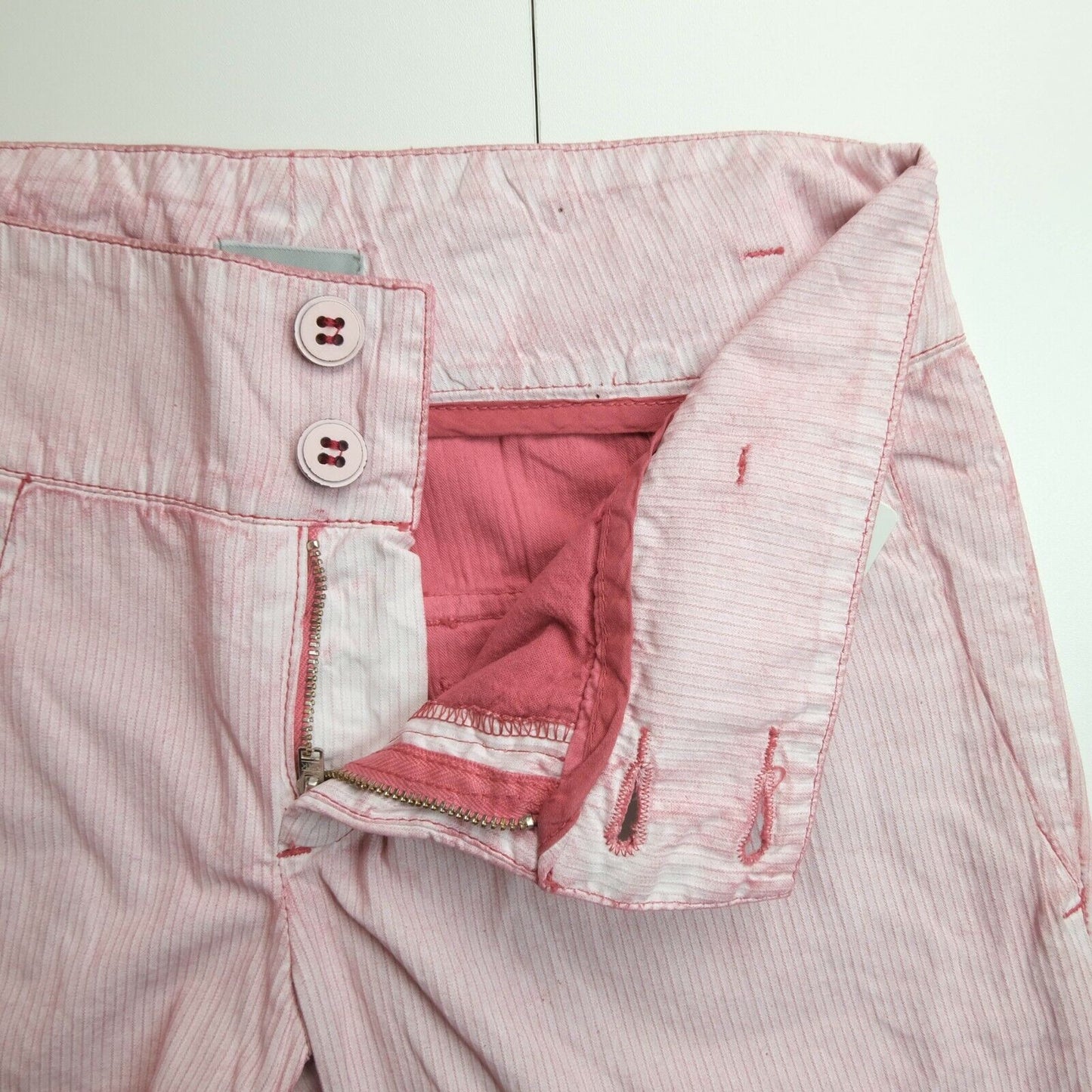 STEFANEL Pink Flared Pants Trousers Size EU 32 UK 2 US 0