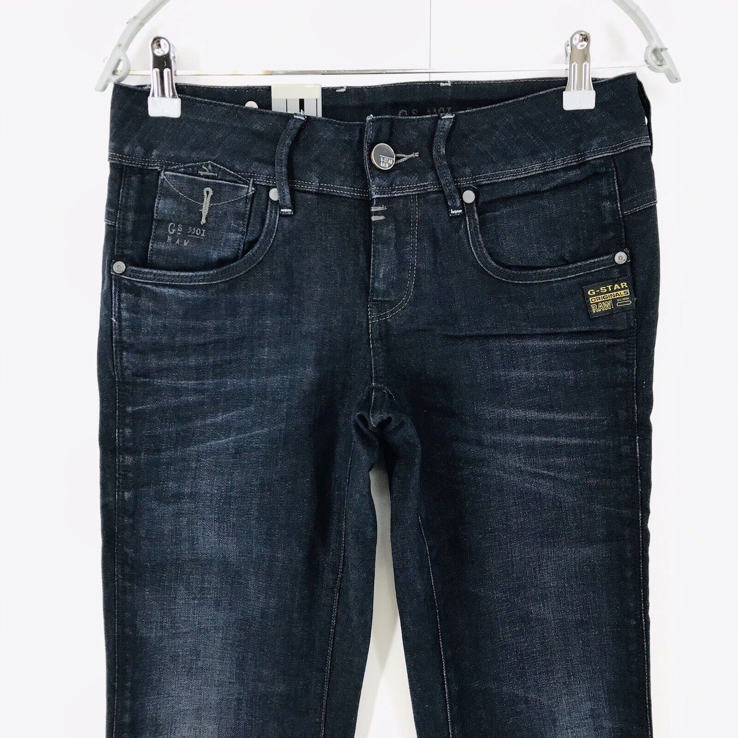 G-STAR RAW FENDER Femme Jean Skinny Bleu Foncé W26 L32