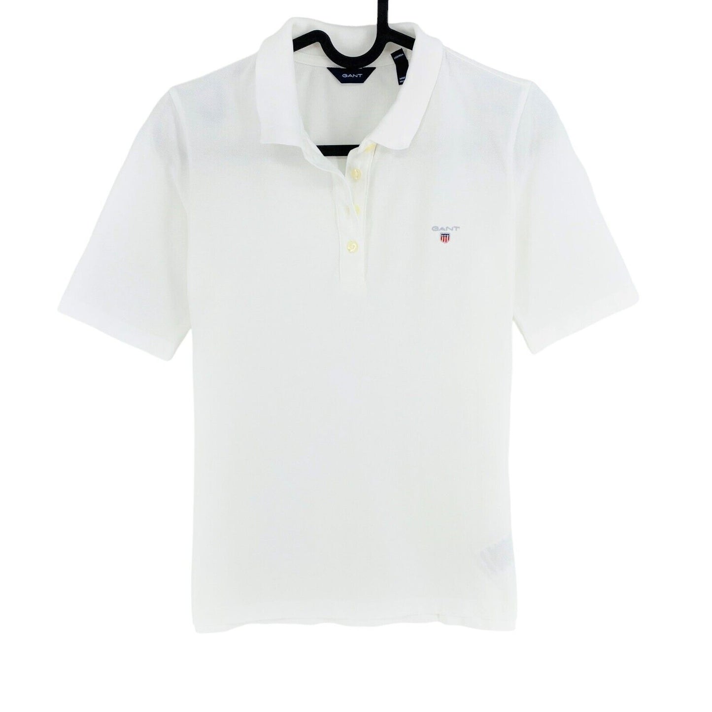 GANT White Original Pique Polo Shirt Size XS