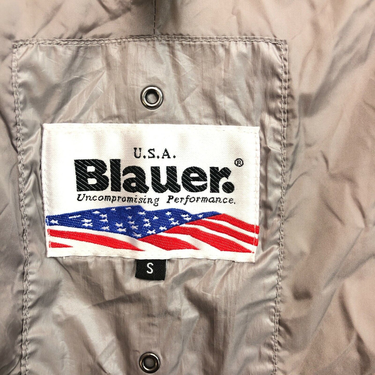 BLAUER Grey Down Puffer Jacket Coat Size S