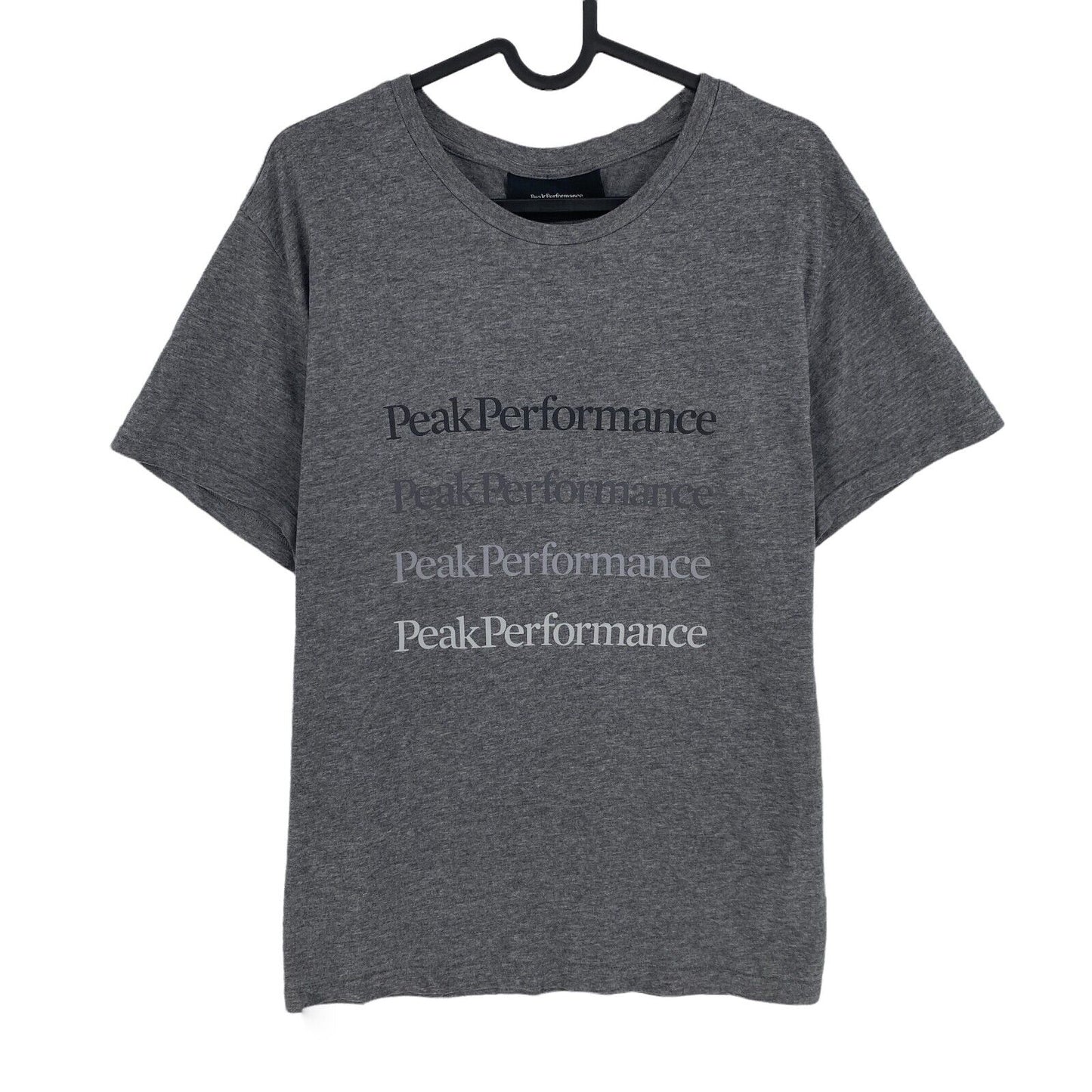 Peak Performance Grey Crew Neck Jersey T Shirt Size L