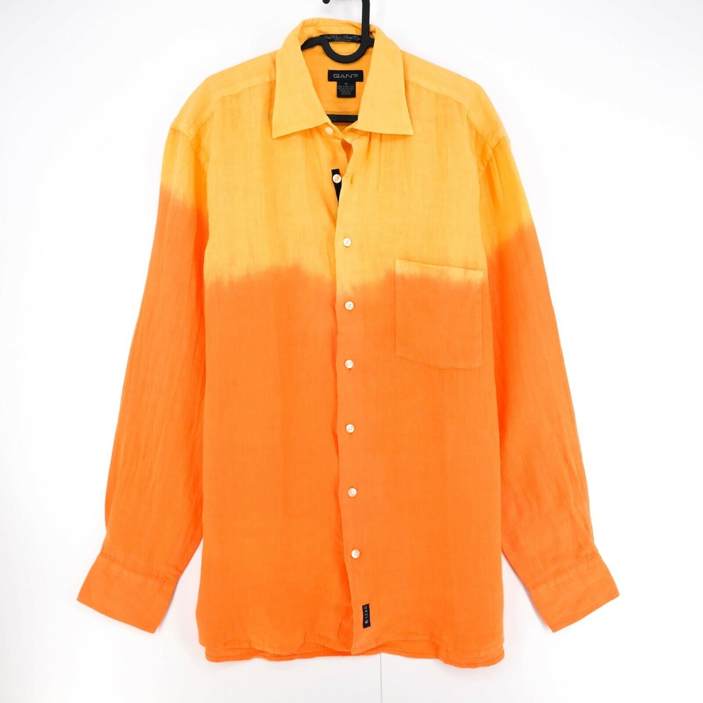 GANT Orange Cold Dye Tonal Dye Dress Fit Shirt Size S M L