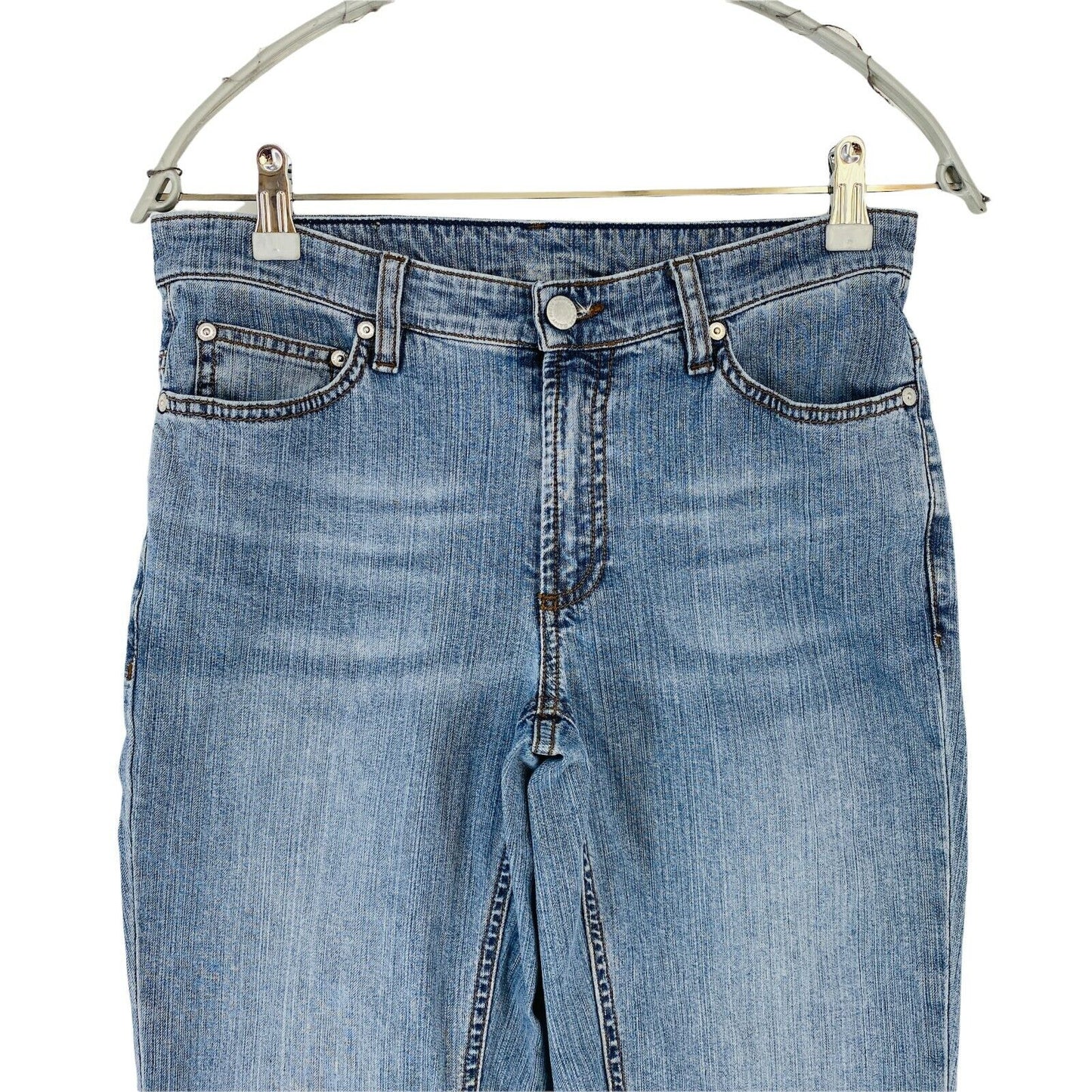 GANT CAROL Damen Jeans in Blau mit normaler Taille und normaler Bootcut-Passform, Größe W29 L34