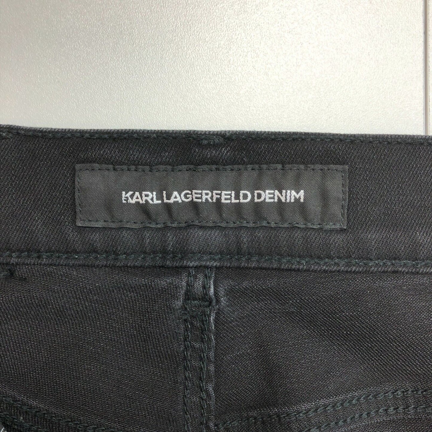 KARL LAGERFELD DENIM Dark Grey Jeans Size 28