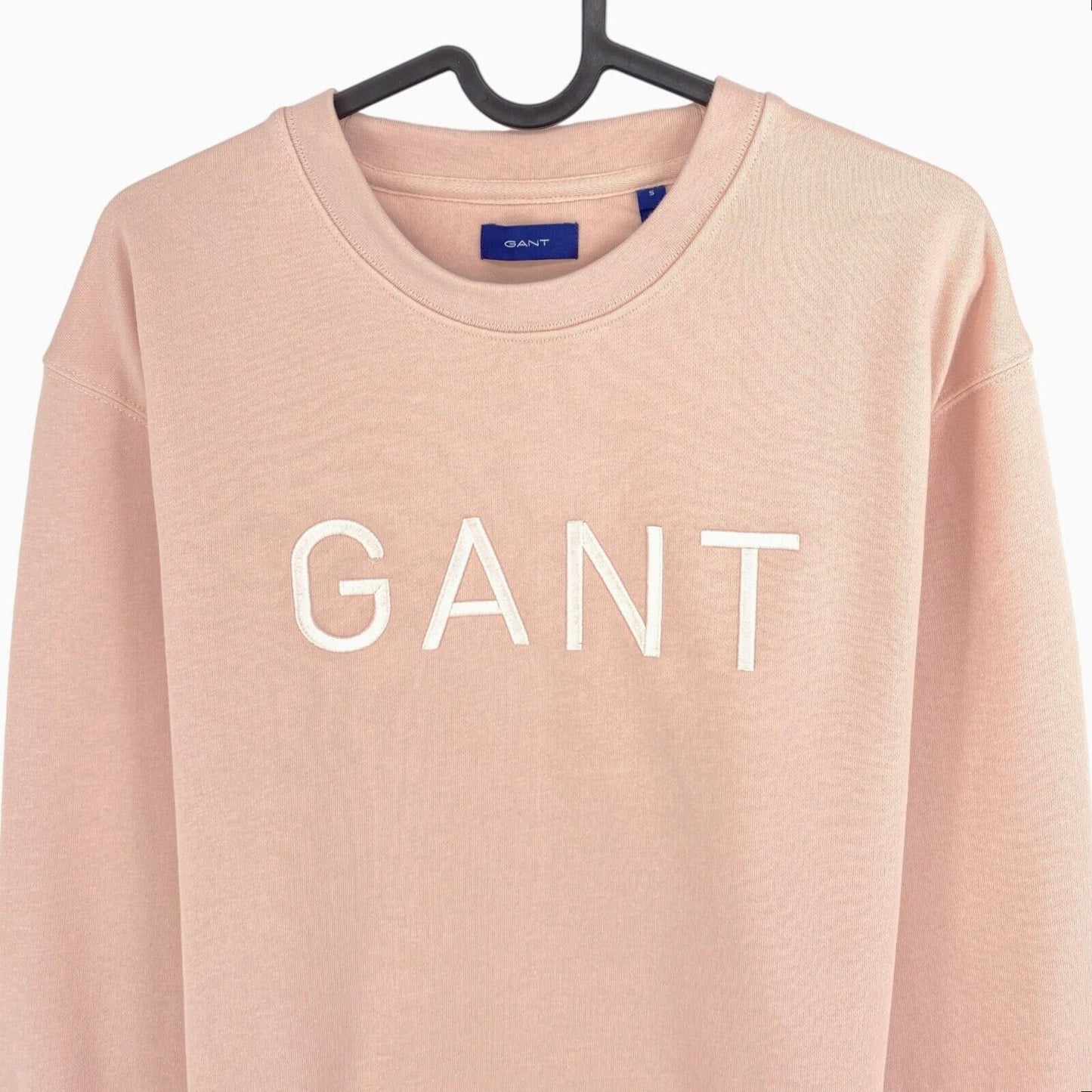 GANT Rose Tonal Logo Crew Neck Sweater Jumper Taille S