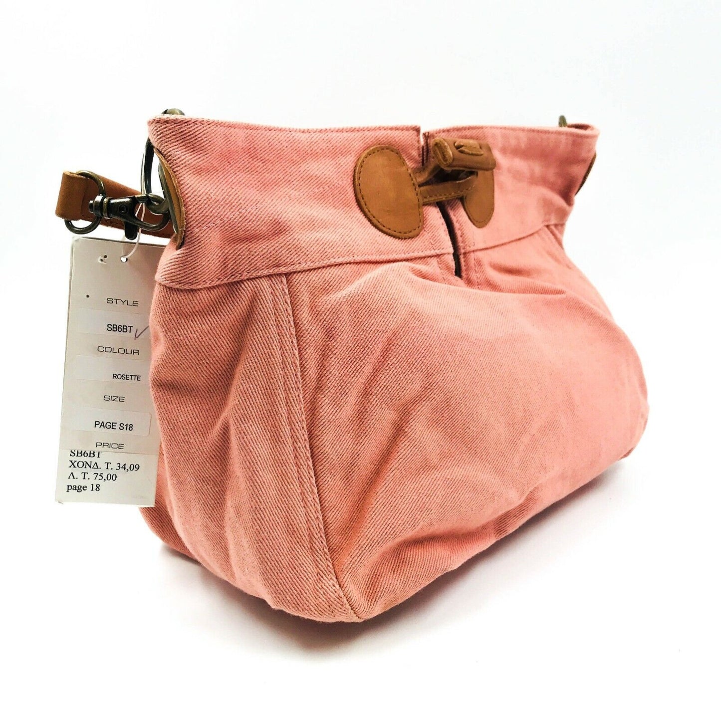 French Connection Pink Canvas Handbag Shoulder bag