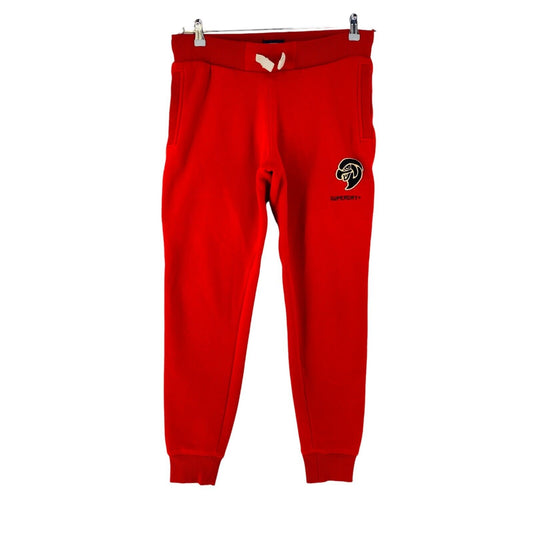 SUPERDRY Women Red Regular Fit Sweatpants Trousers EUR 42 UK 14 US 10