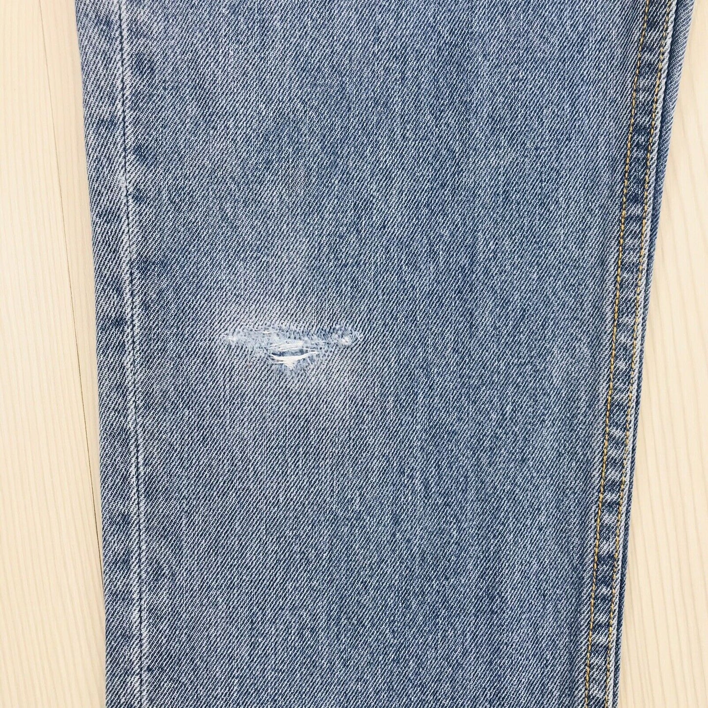 Levi's 511 Blue Slim Fit Ripped Jeans Size W32 L30