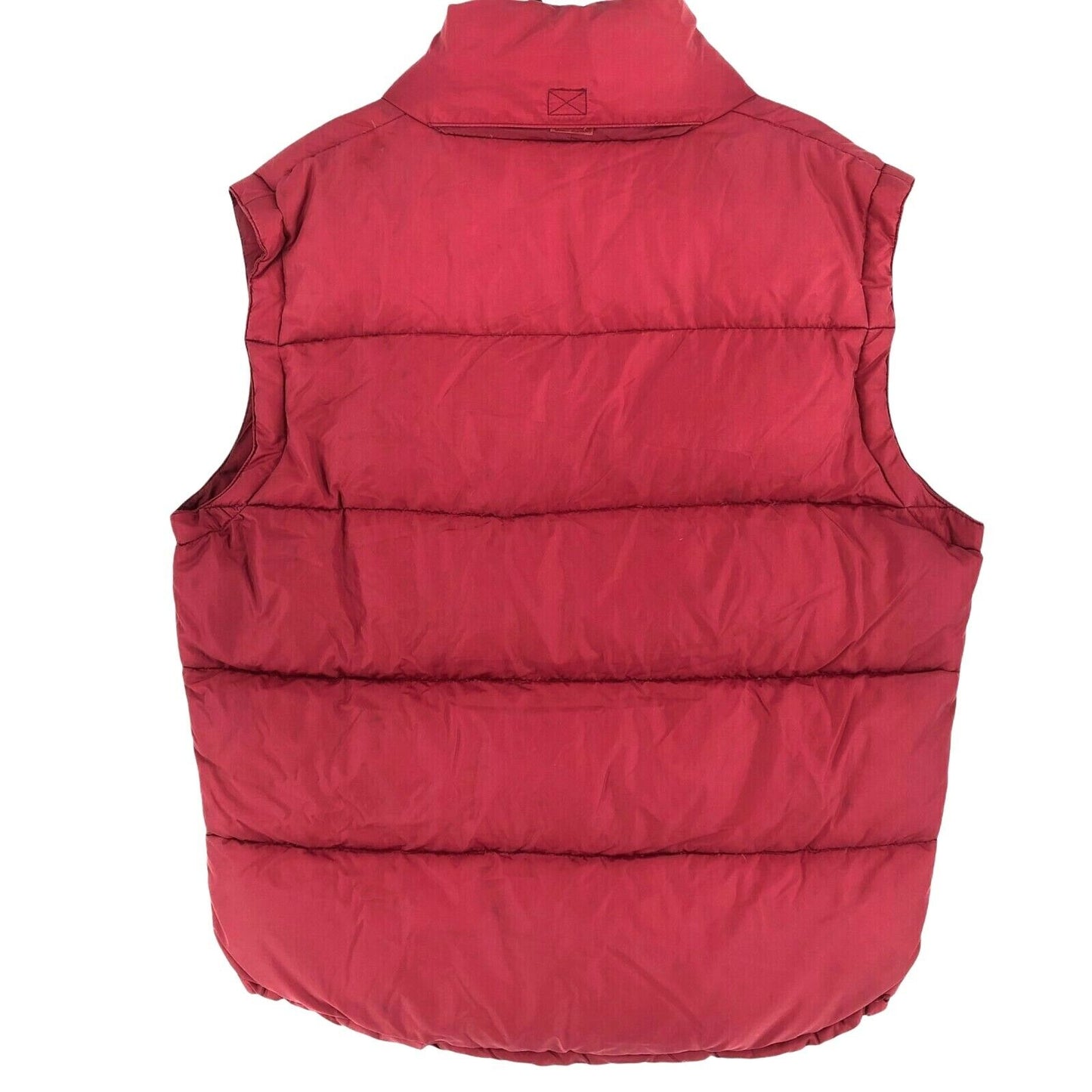 TOM TAILOR Red Padded Down Puffer Waistcoat Vest Size L