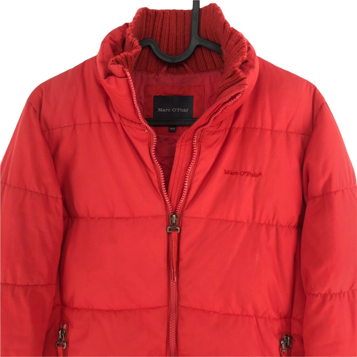 Marc O'Polo Rot Gefütterte Daunen Puffer Mantel Jacke Größe 152 cm